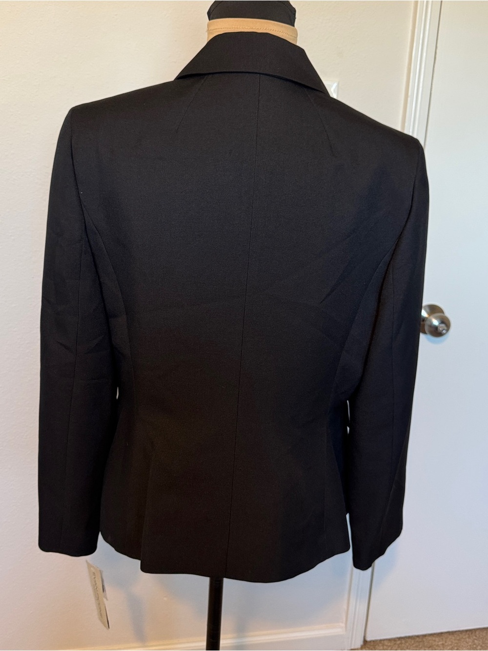 NWT Black Women's Single-Button Blazer Jacket - Picture 4 of 8